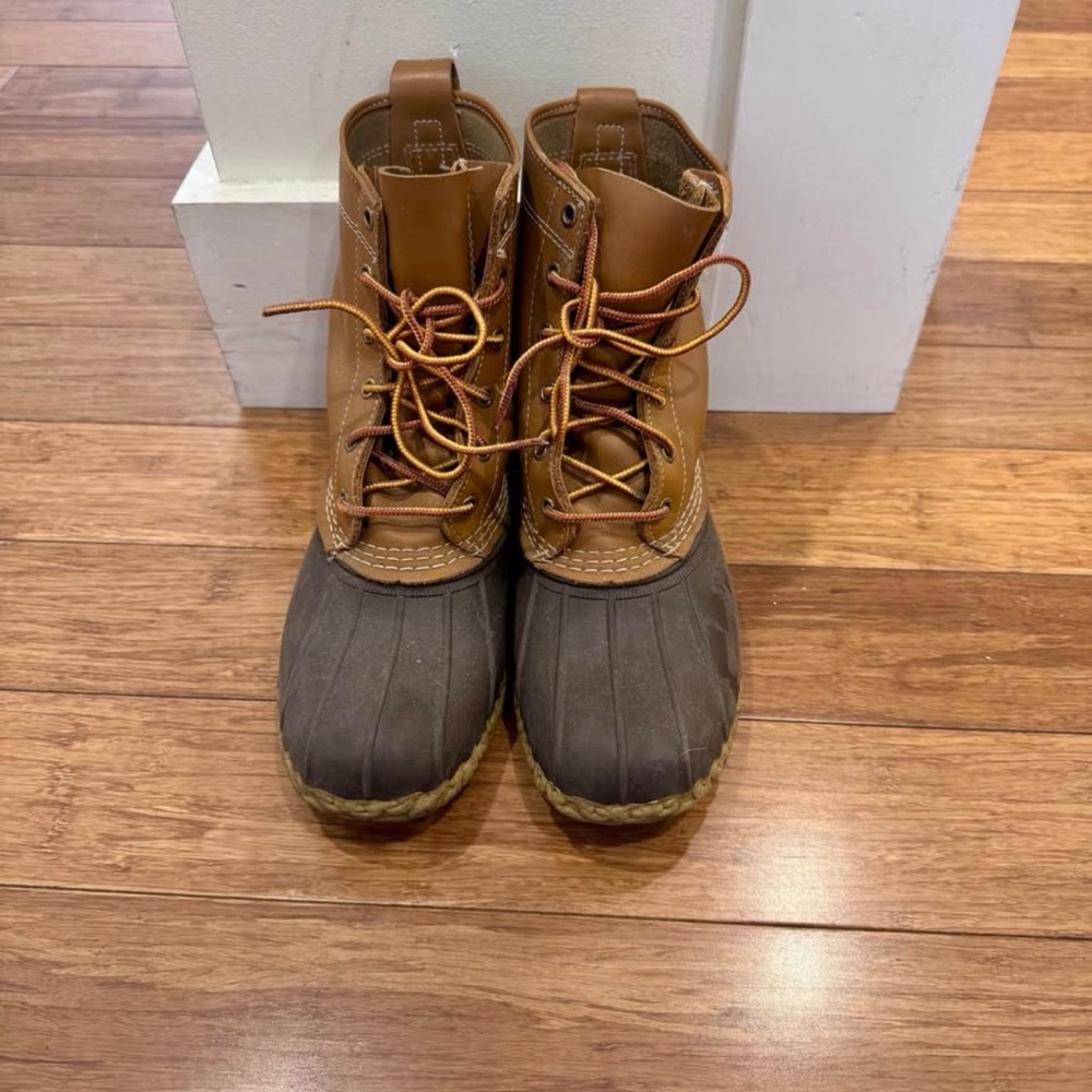 L.L. Bean Brown and Tan Winter Boots